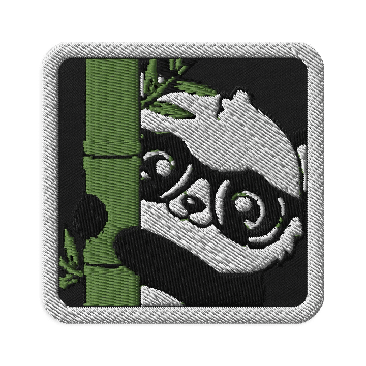 Peeking Panda Embroidered Patch product image (1)
