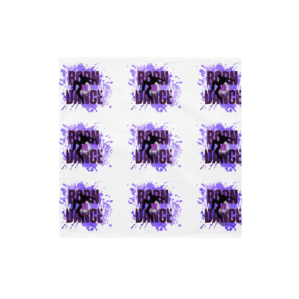 Born to Dance His Silhouette Patterned Print Bandana product image (1)