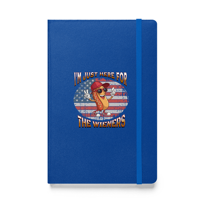 Im Just Here For The Wieners Hot Dog Wonderland Hardcover Journal product image (1)