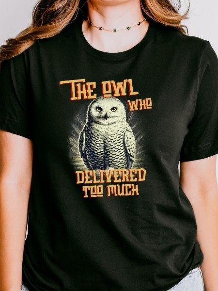 Hedwig Owl Funny Vintage Pulp Mystery Harry Potter Shirt product image (9)