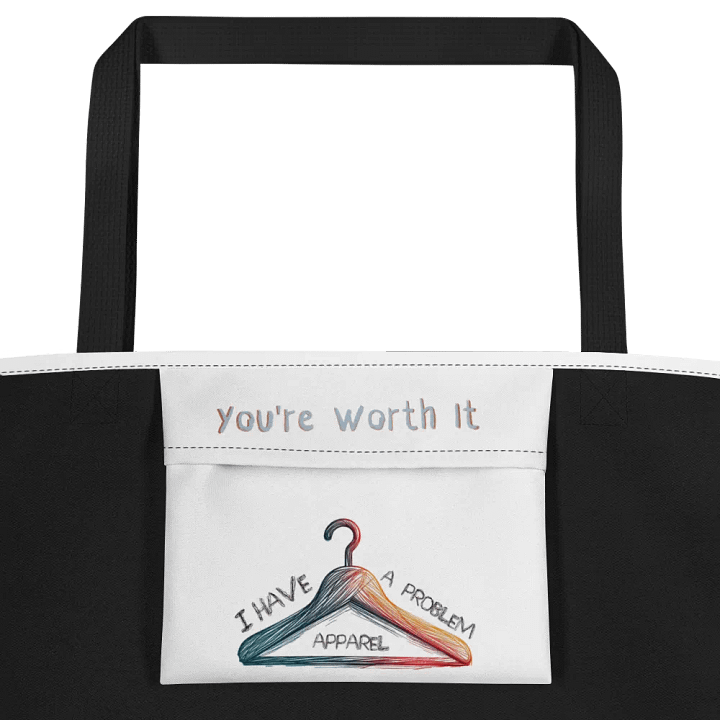 "Find Your Weird" Large Tote Bag with Inside Pocket product image (2)