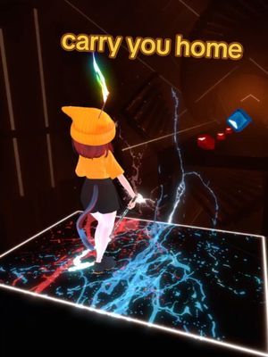 Everyone be blowing up Ordinary, but Carry You Home is still my favourite Alex Warren song ----- #vr #vtuber #fullbodytracking #beatsaber 