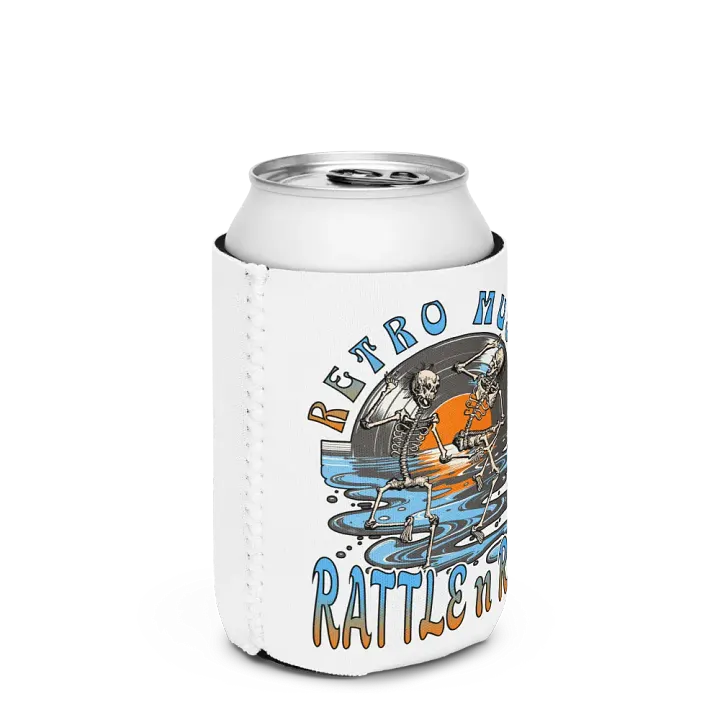 Retro Music Rattle n Roll Can Cooler product image (3)