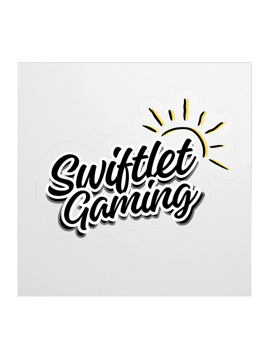 Dark & Moody Swiftletgaming Sticker product image (1)
