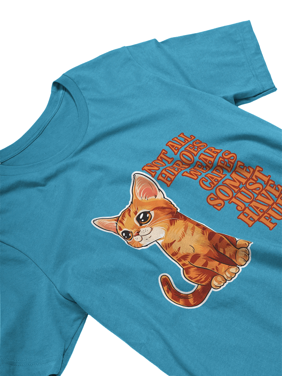 Fur-ocious Hero Cat Tshirt product image (3)