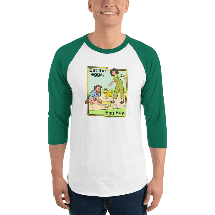 Eat The Eggs Raglan T-Shirt product image (65)