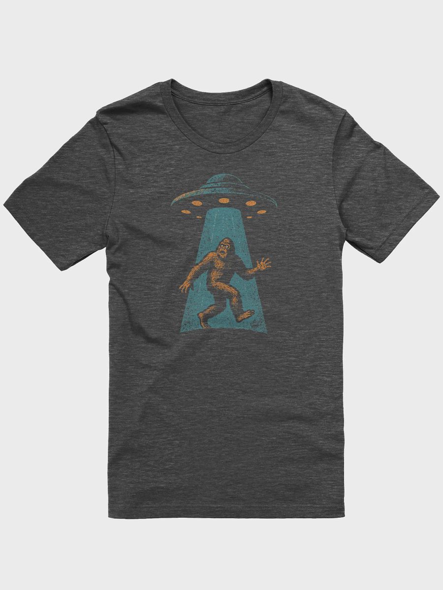 Bigfoot Abduction: Midnight Ufo Beaming up Bigfoot Tee (Version II) product image (1)