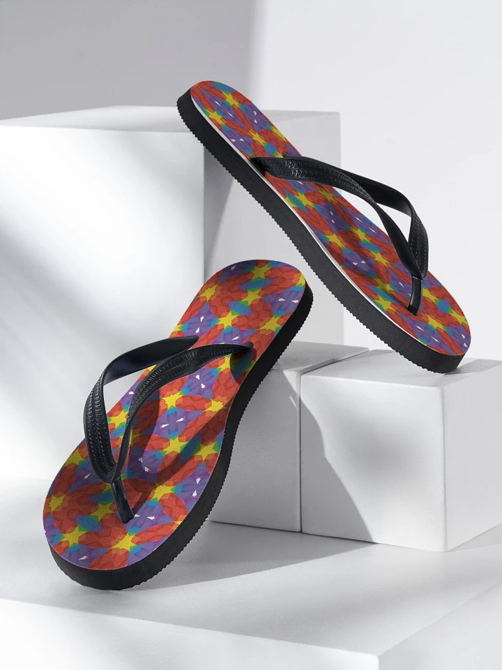 Rainbow Flip-Flops (1) product image (2)