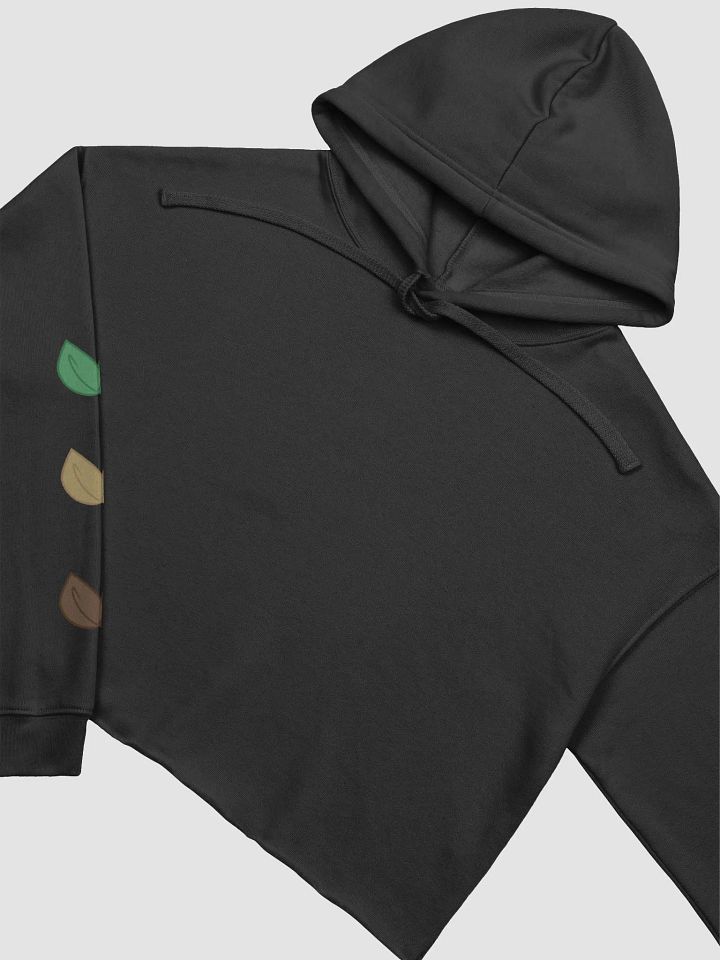 Leaf gradient cropped hoodie product image (1)