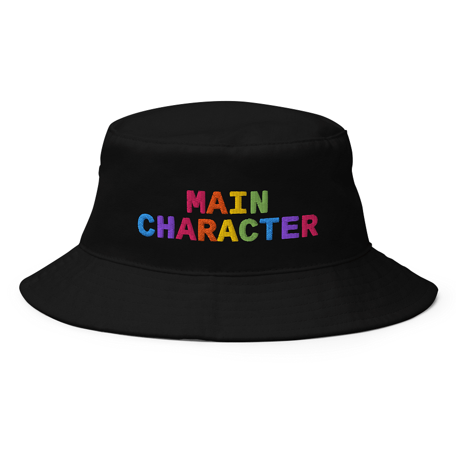 Main Character Puffy Embroidered Bucket Hat product image (1)