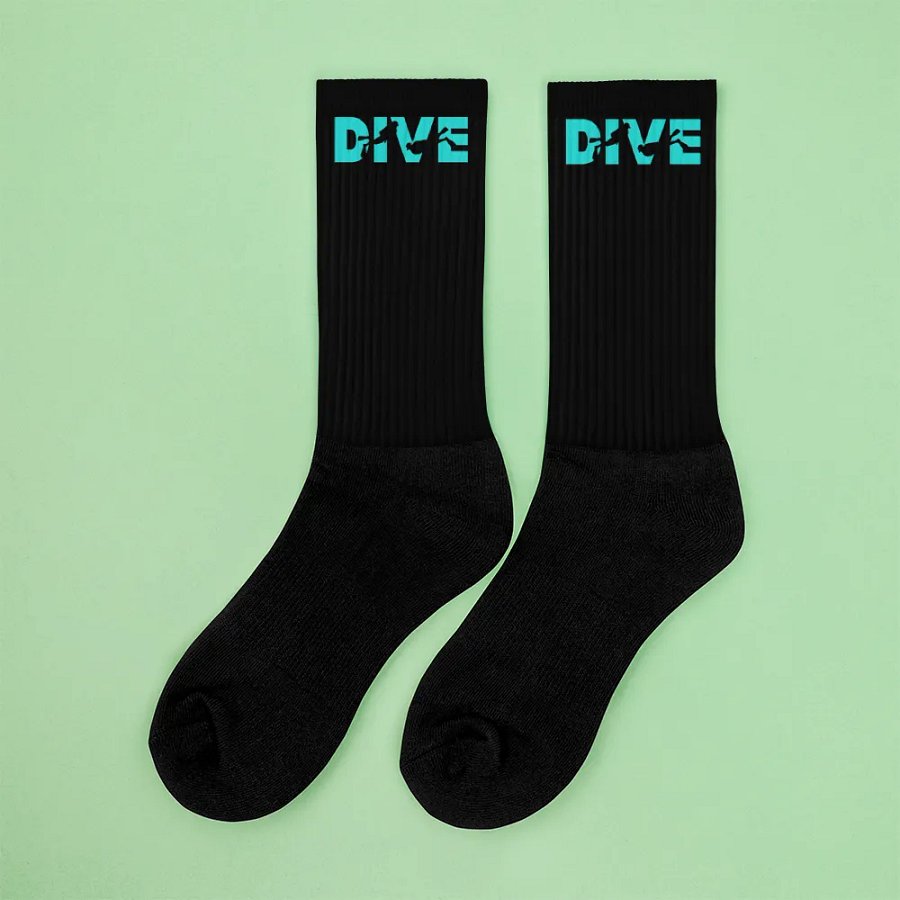 DIVE - Black Socks product image (6)