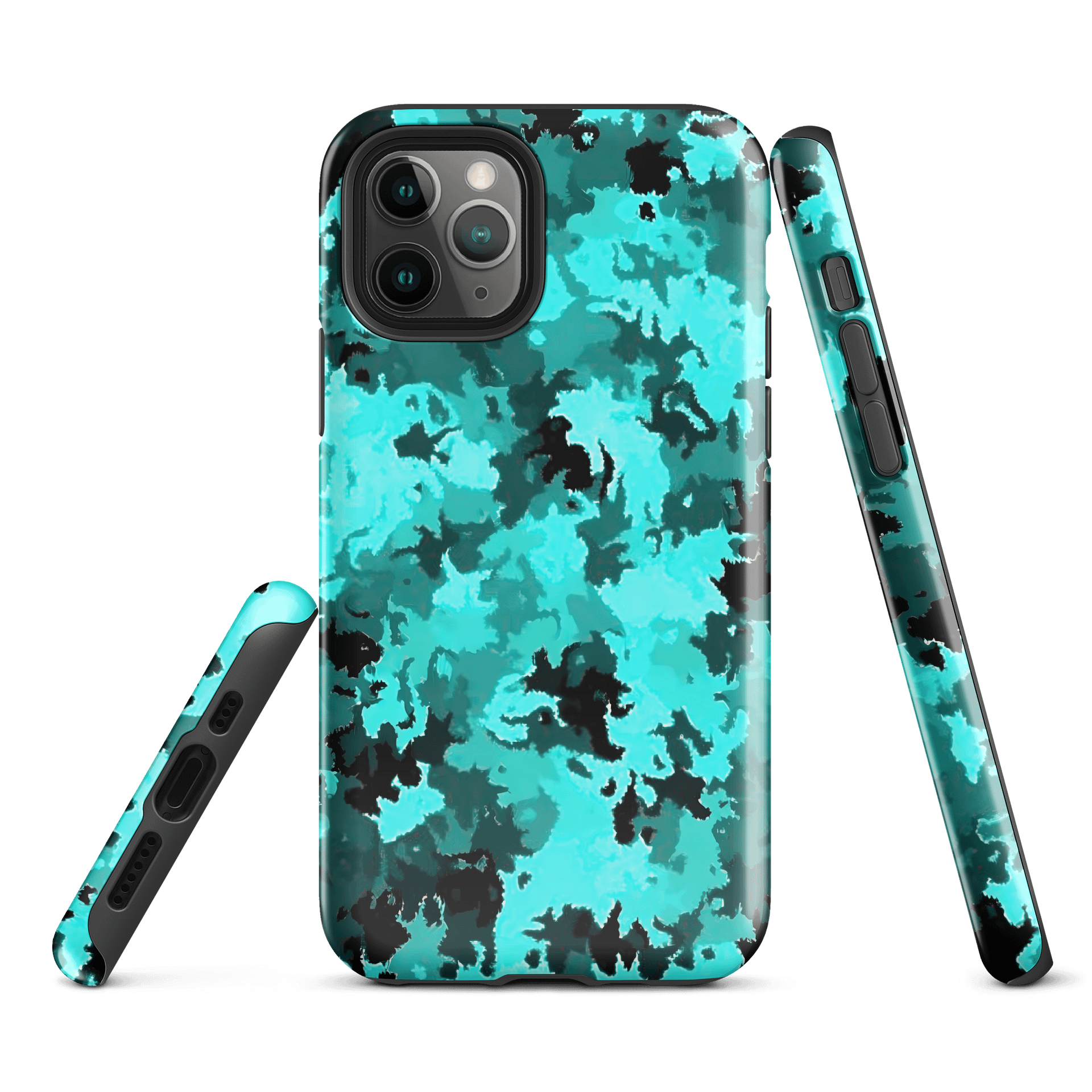 Aqua Camo Armor iPhone® Case product image (2)