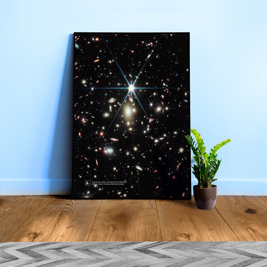 Sunrise Arc, WHL-J24.3324-8.477, Earendel (James Webb/JWST) — space poster product image (1)