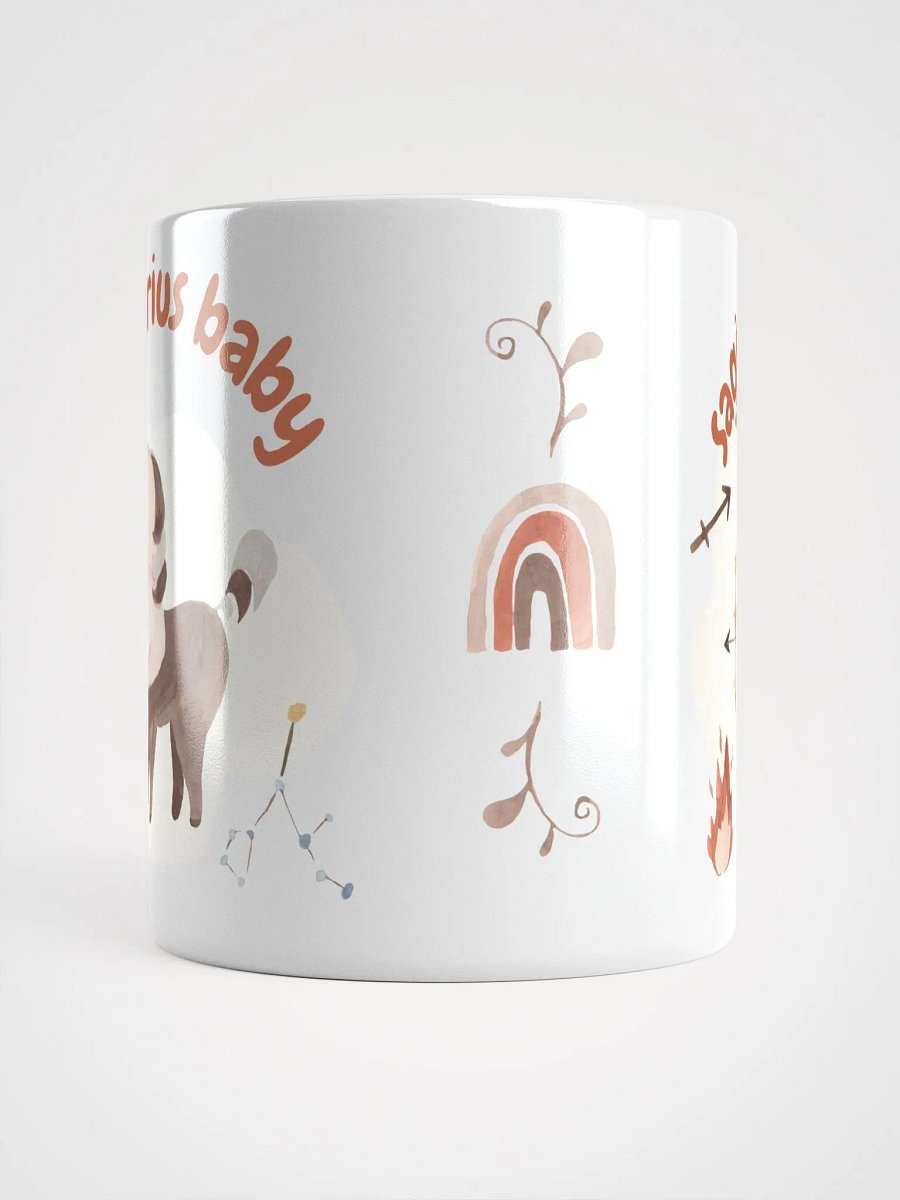 Sagittarius Baby November 22 – December 21 WHITE GLOSSY MUG Baby Gift, New Mom Gift, Fun Astrology Gift product image (6)
