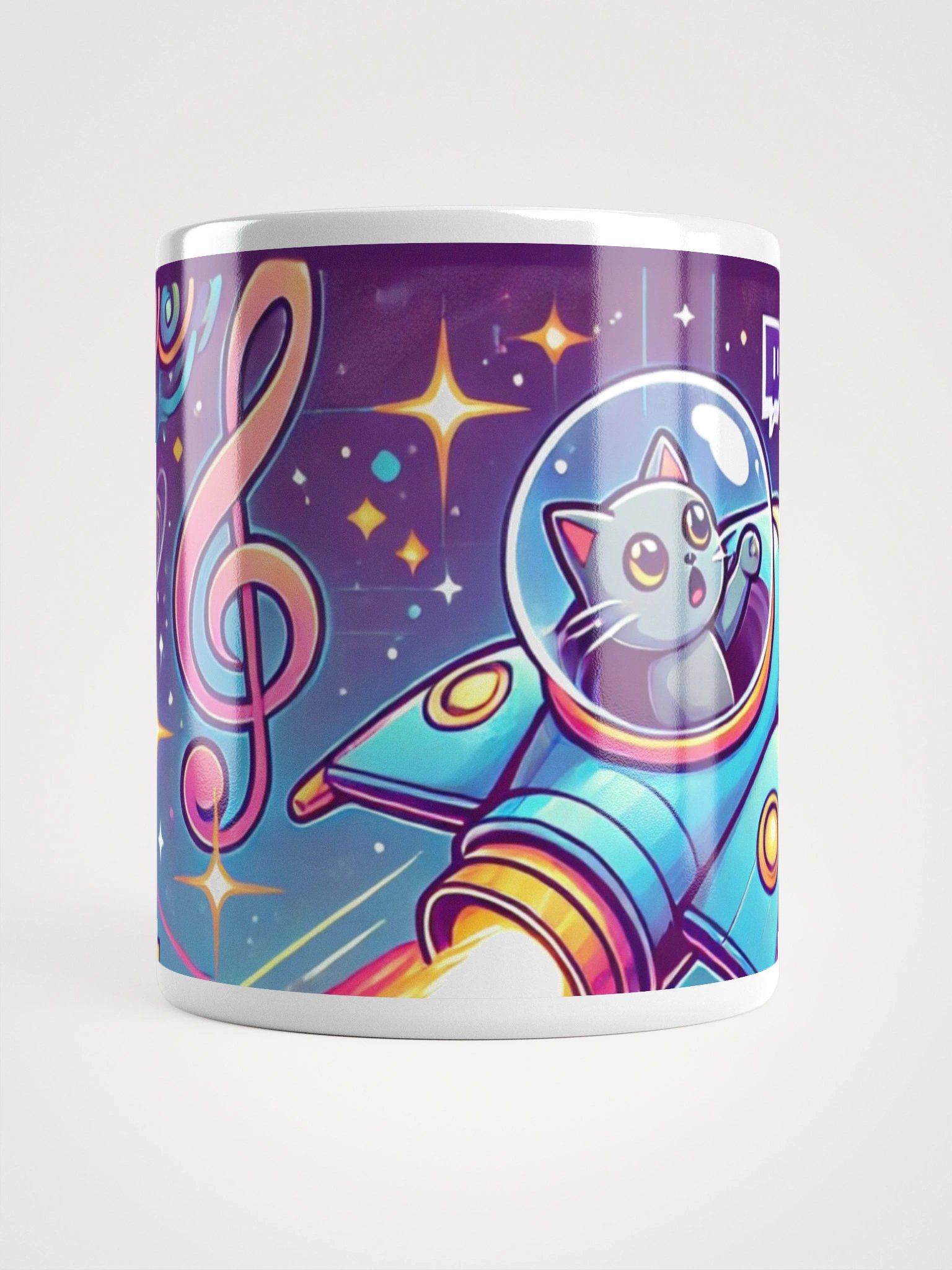 Cosmic Conductor Cat Mug product image (5)