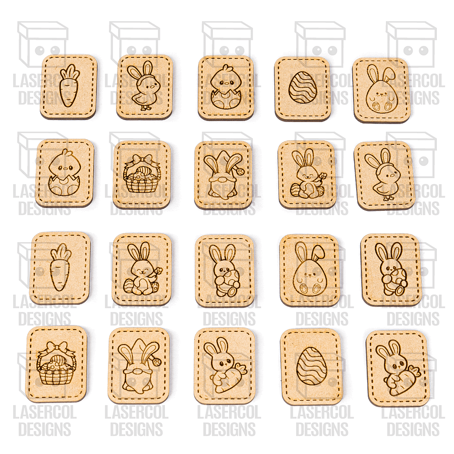 Easter Memory Game (2 Sizes) - Laser Cut Files product image (9)