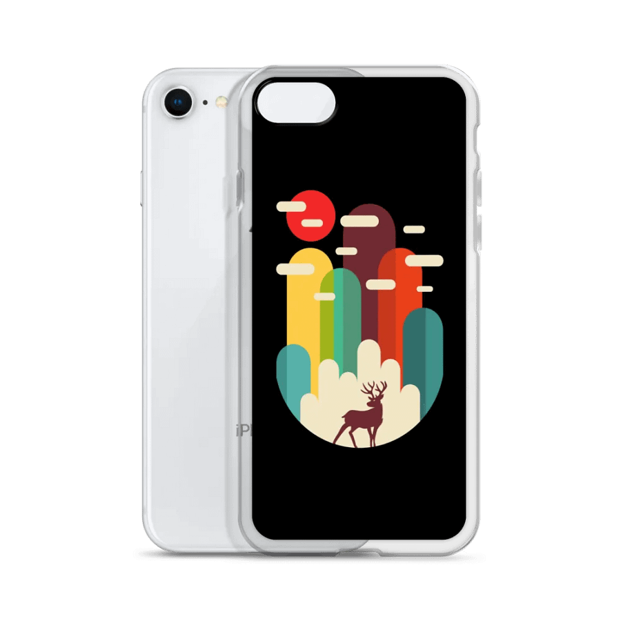 Mystic Deer Clear iPhone Case product image (51)