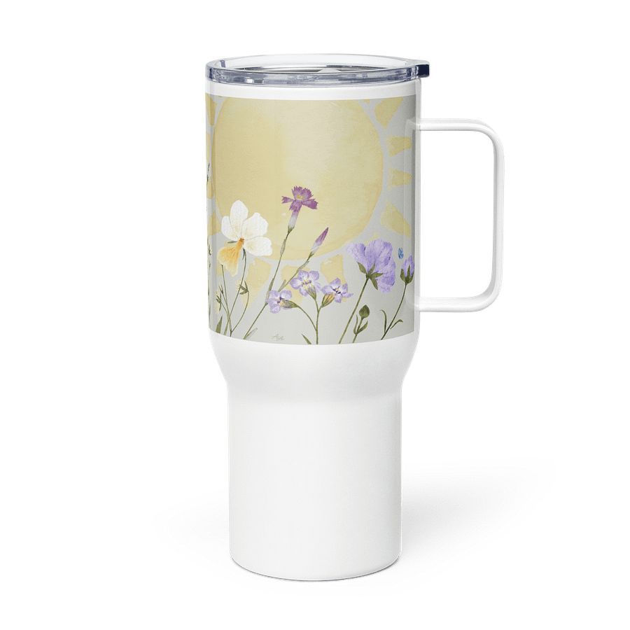 'in the sun i grow' Travel Mug with a Handle product image (4)
