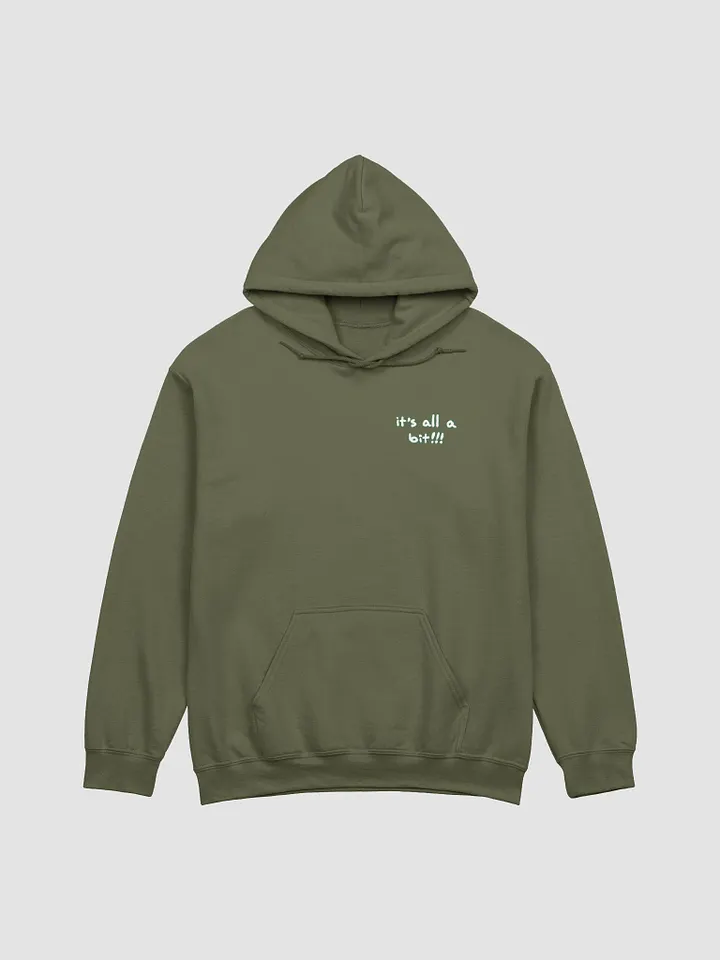 “It’s all a bit!!!” (sm. lined design, #527453) classic hoodie product image (50)