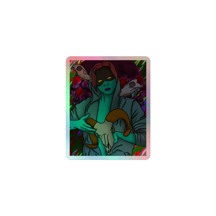 Skull Collector Holographic Sticker product image (1)