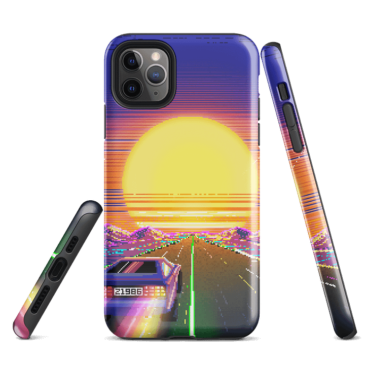 Synth City Super Sunset Tough Case product image (1)
