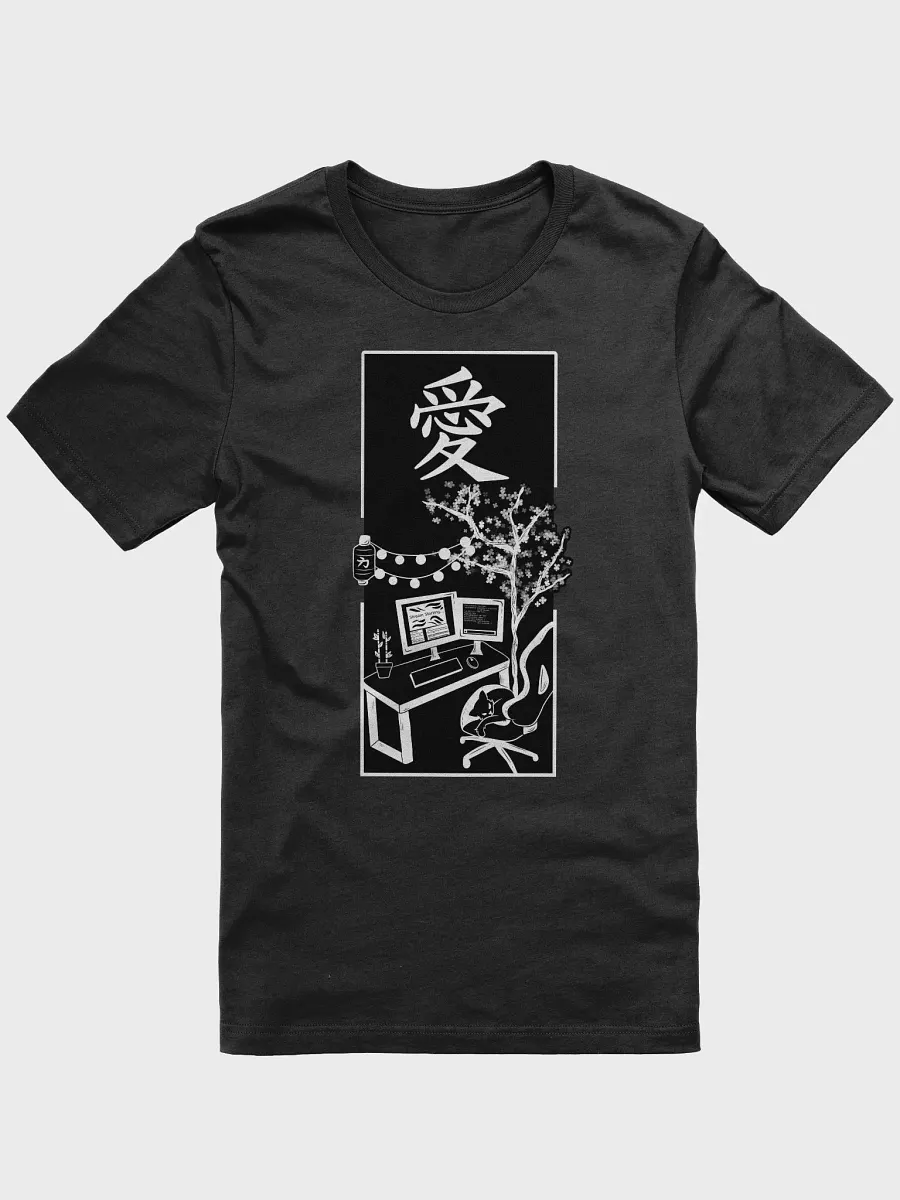 Sakura Streaming Desk Canvas Tee product image (3)