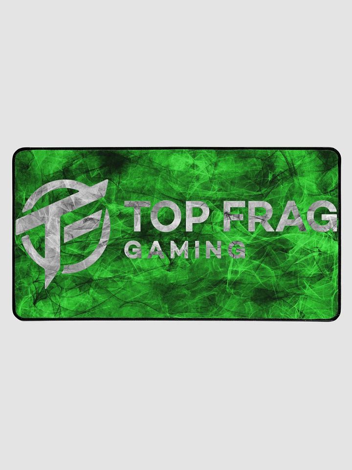 TopFrag™ Green Spiral Logo Desk Mat 15.5" x 31.5" product image (1)