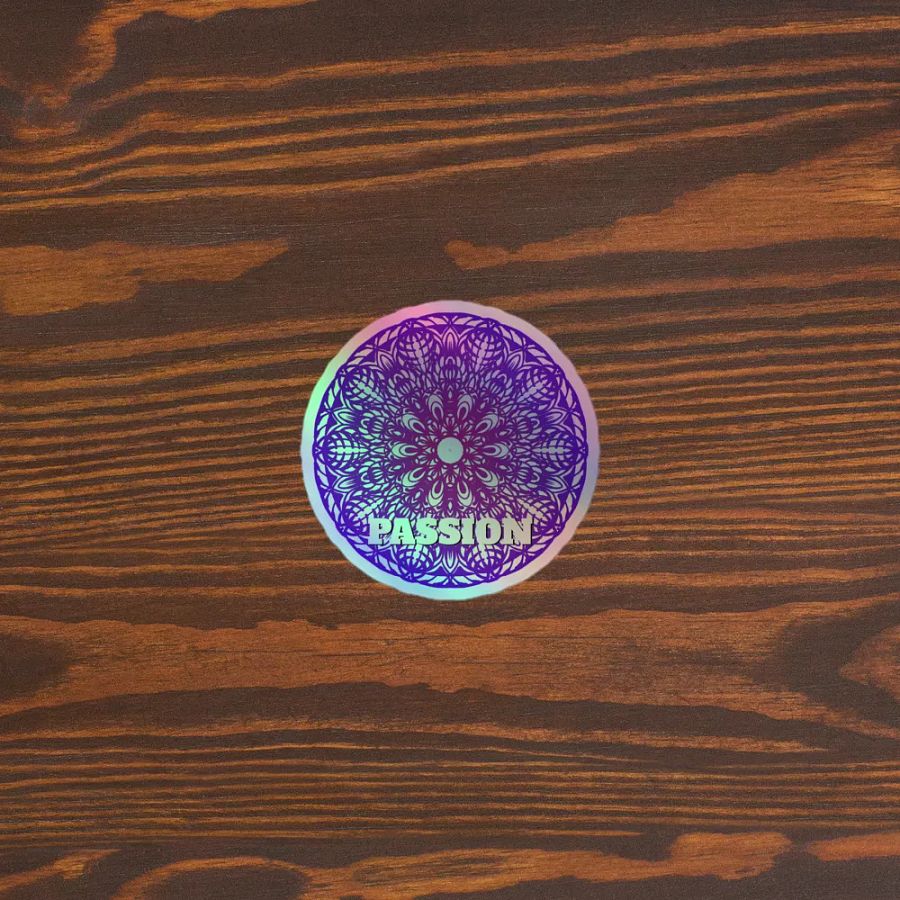 Passion Mandala Holographic Sticker Sheet product image (4)