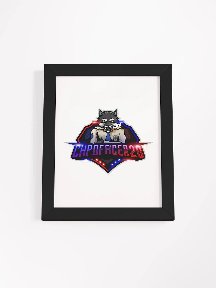 Wolf Badge Emblem Matte Poster product image (1)
