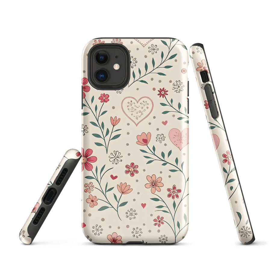 Heartfelt Blooms iPhone® Tough Case product image (1)
