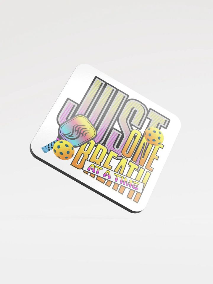 Just One Breath At A Time Pickleball Coaster product image (1)