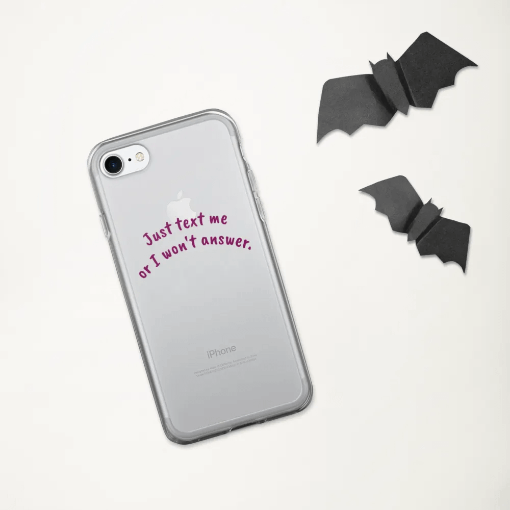 Handwritten Vibe Clear iPhone Case product image (333)