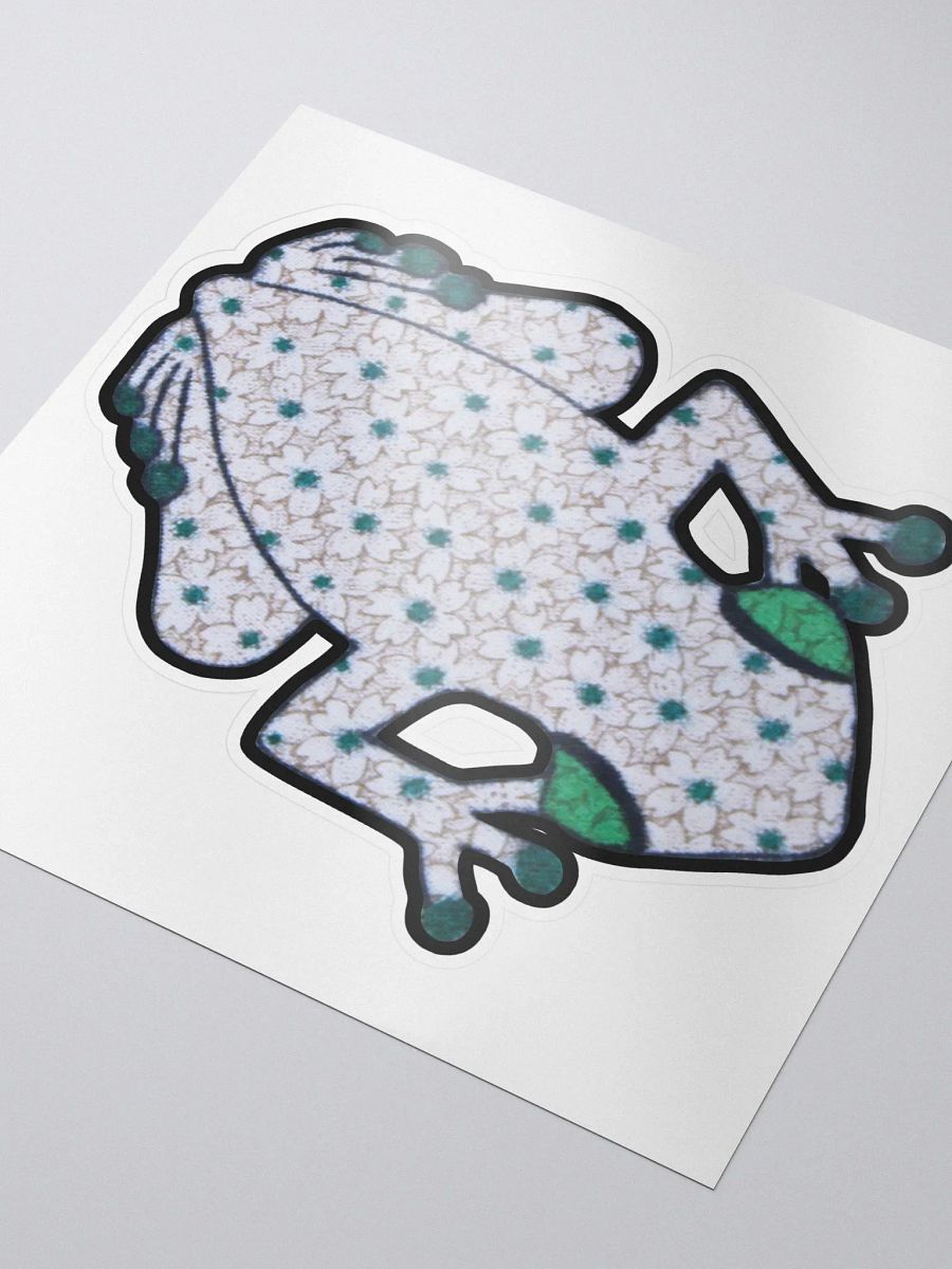 Big Frog Sticker in Snowdrop product image (3)