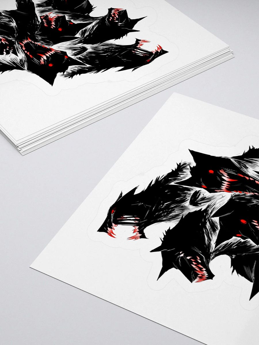 Shadow Wolf Pack Sticker product image (11)