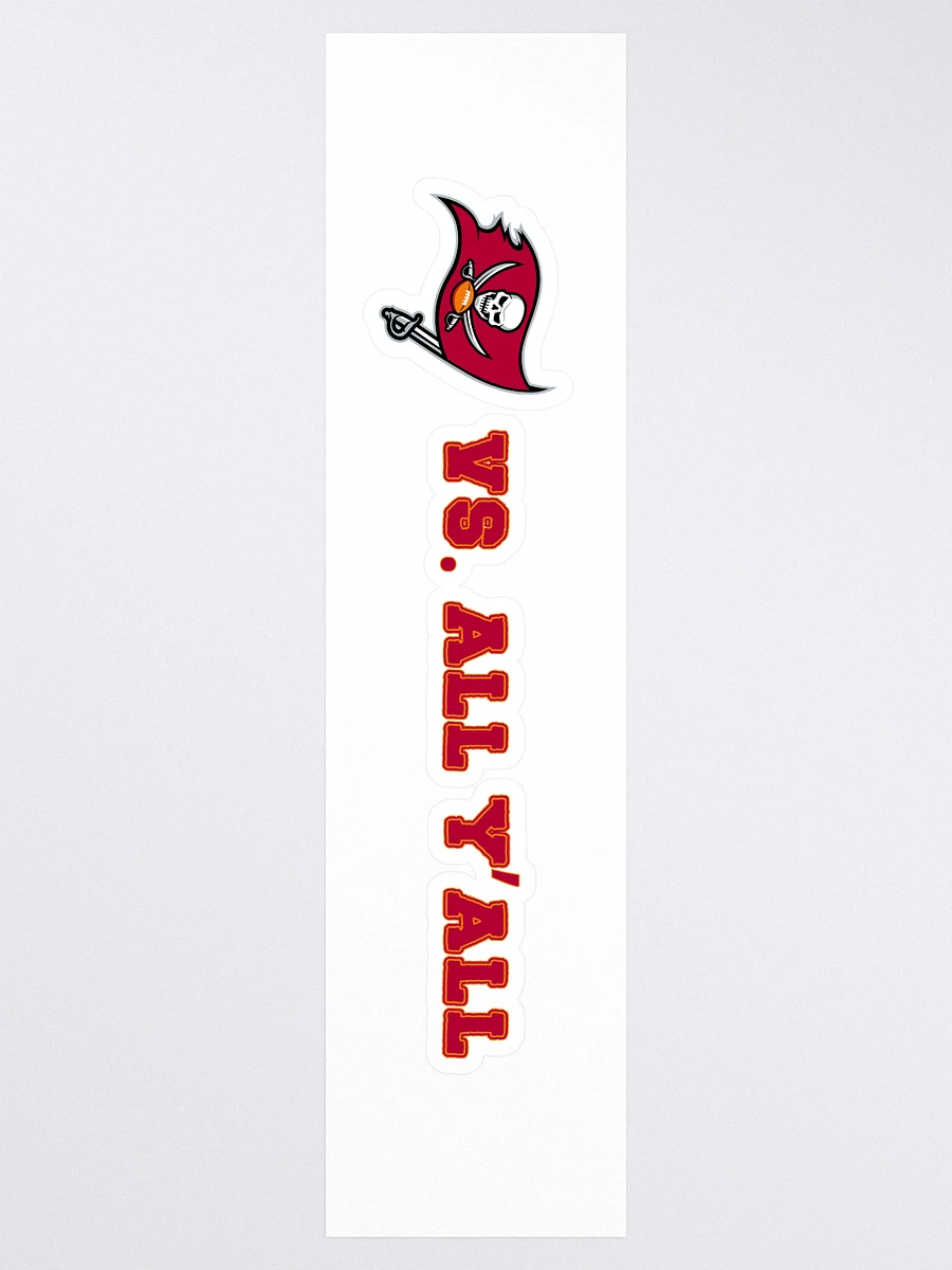 Buccaneers Vs. All Y'all Tampa Bay Football Rivalry Design product image (3)