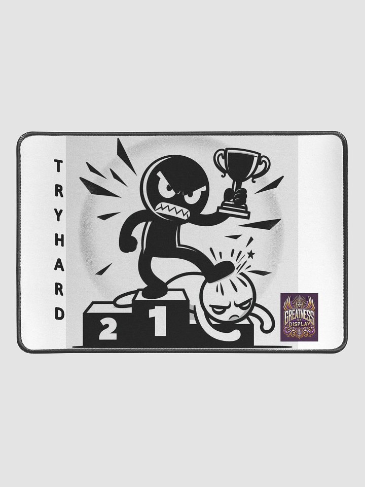 Mr. Try Hard Desk Mat product image (1)
