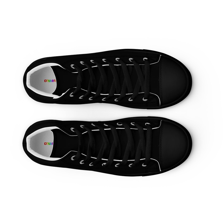 Black Flower Sneakers product image (52)