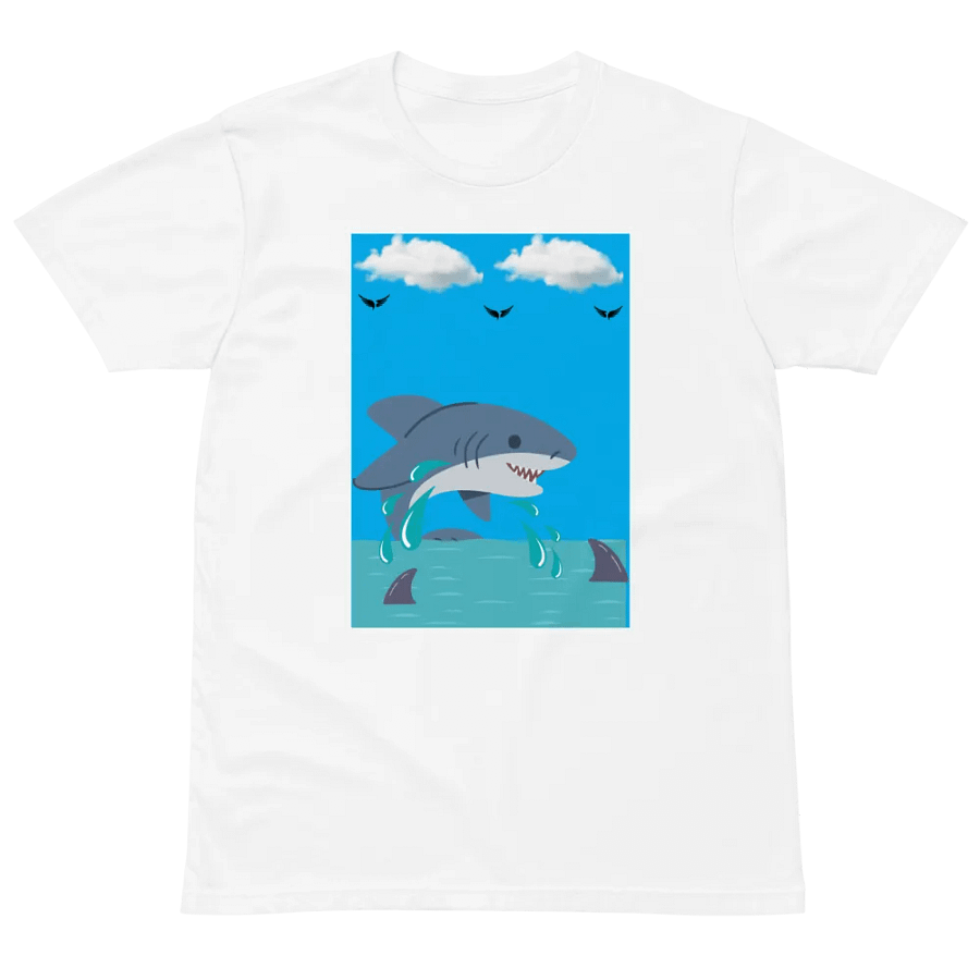 Splashy Shark Unisex Tee product image (2)