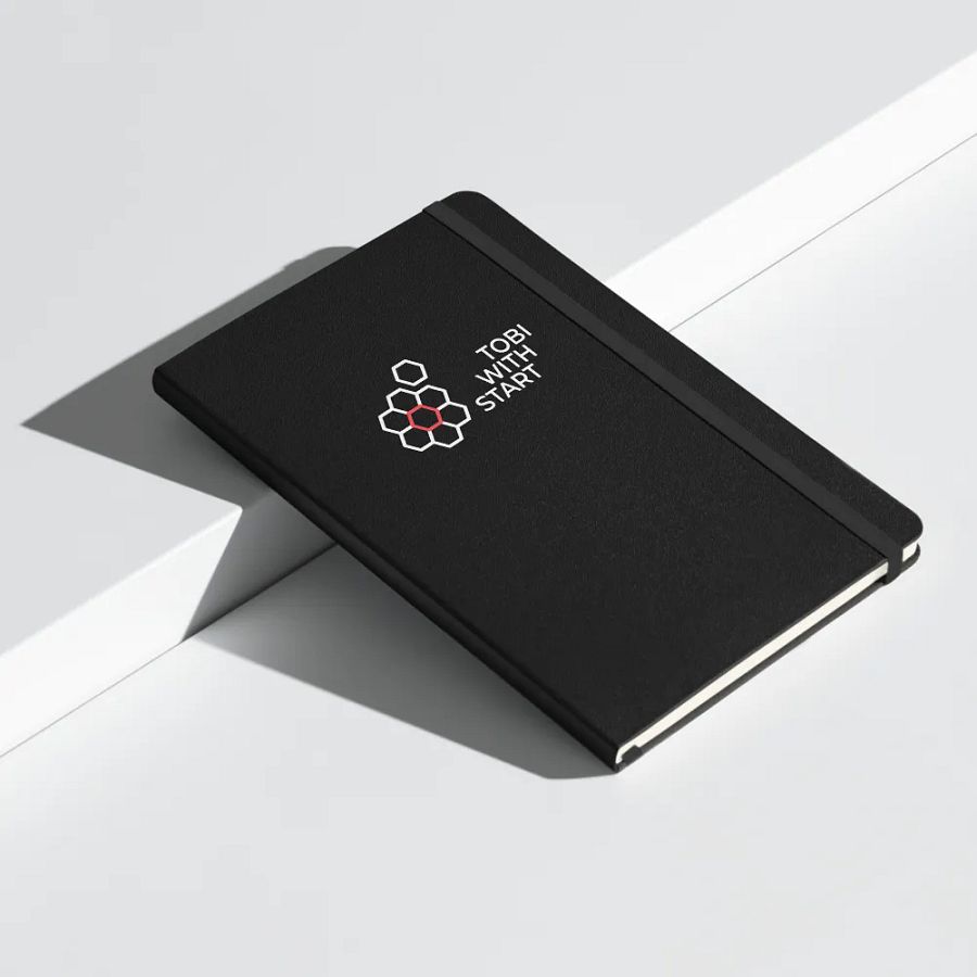 Hardcover Bound Notebook Black product image (8)