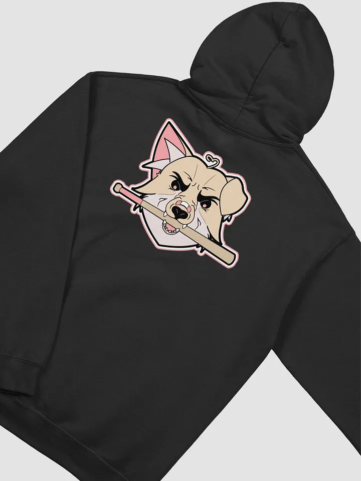 Angy Corgi Hoodie (solid, back only) product image (1)