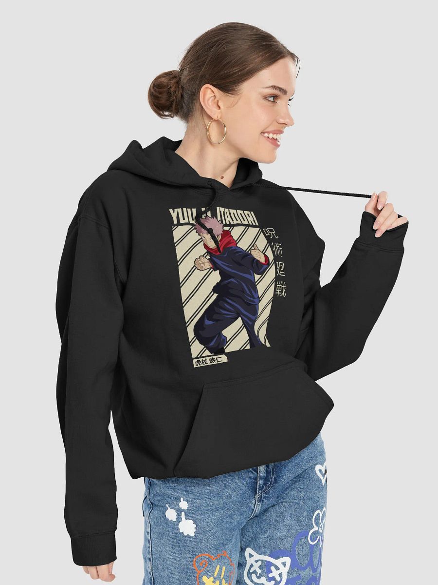 Jujutsu Kaisen Yuji Itadori Fighting Stance Sweatshirt – Gildan Midweight product image (4)
