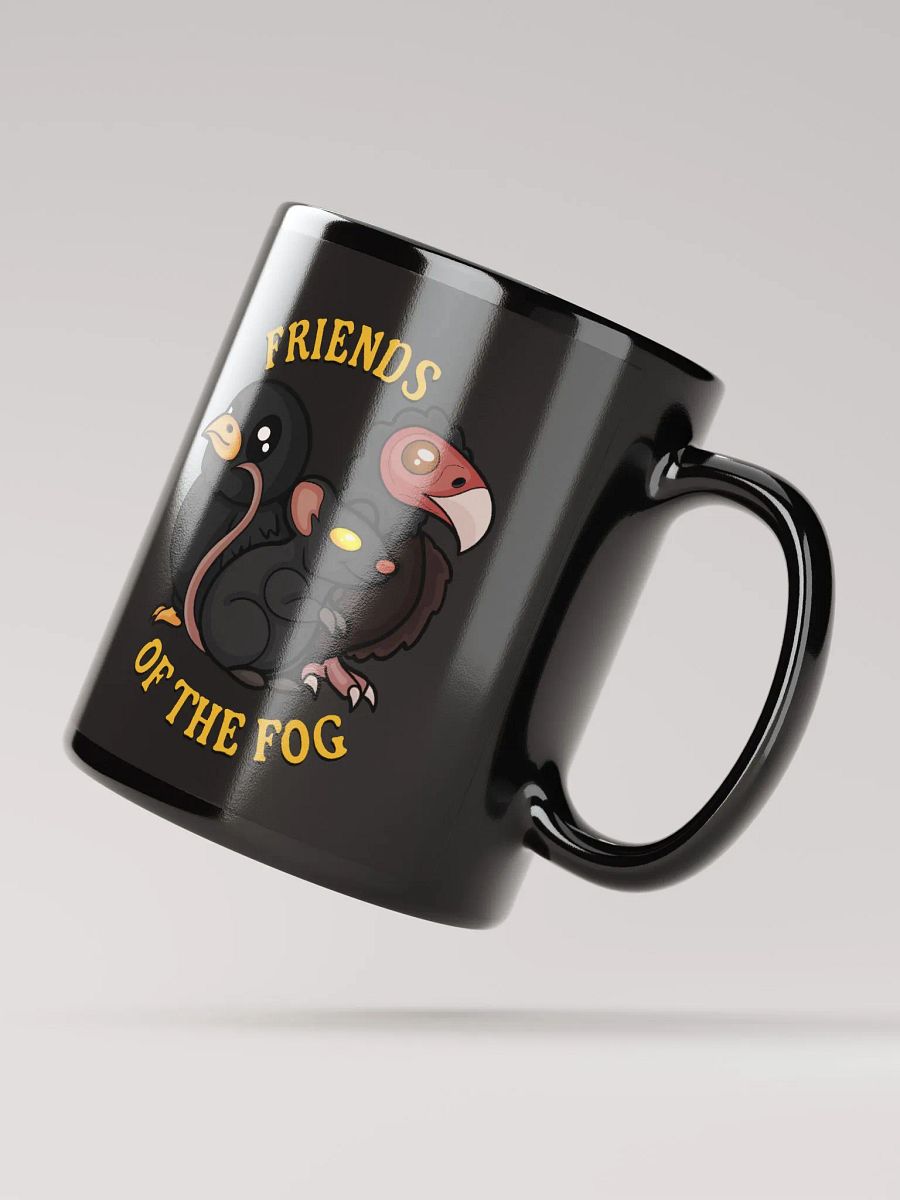 Friends of the Fog Black Glossy Mug product image (3)