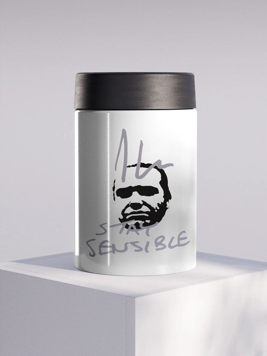 Jon Hare Stay Sensible Stainless Steel Koozie product image (2)