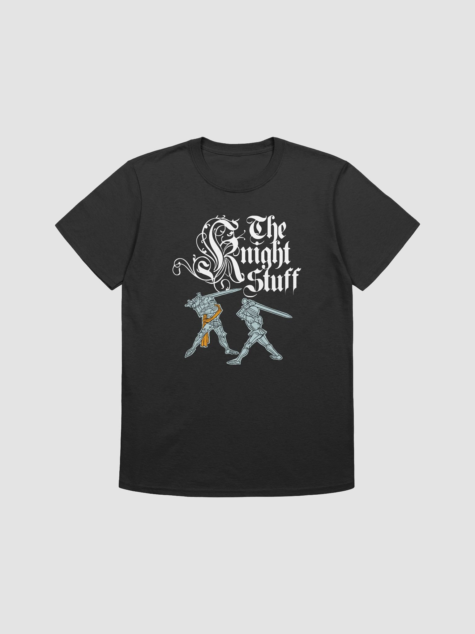 The knight stuff: funny medieval combat T-shirt product image (1)