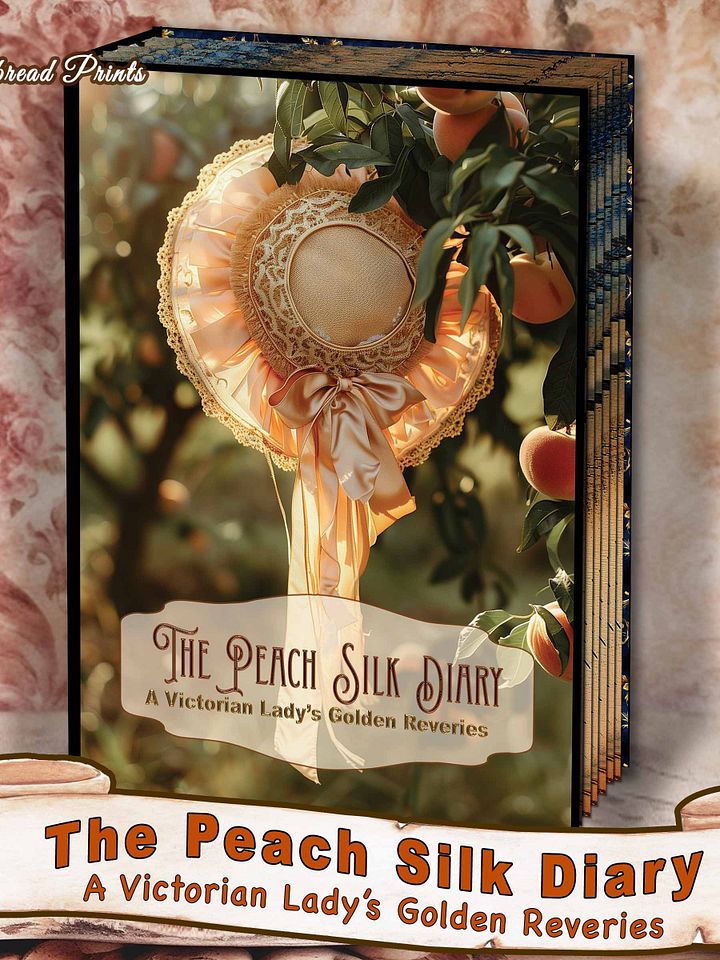 A Peach Silk Diary Journal Digital Download product image (1)