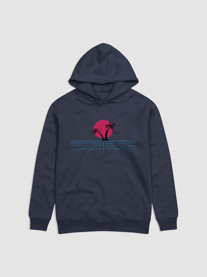 Synthwave Sunset Unisex Eco Hoodie product image (1)