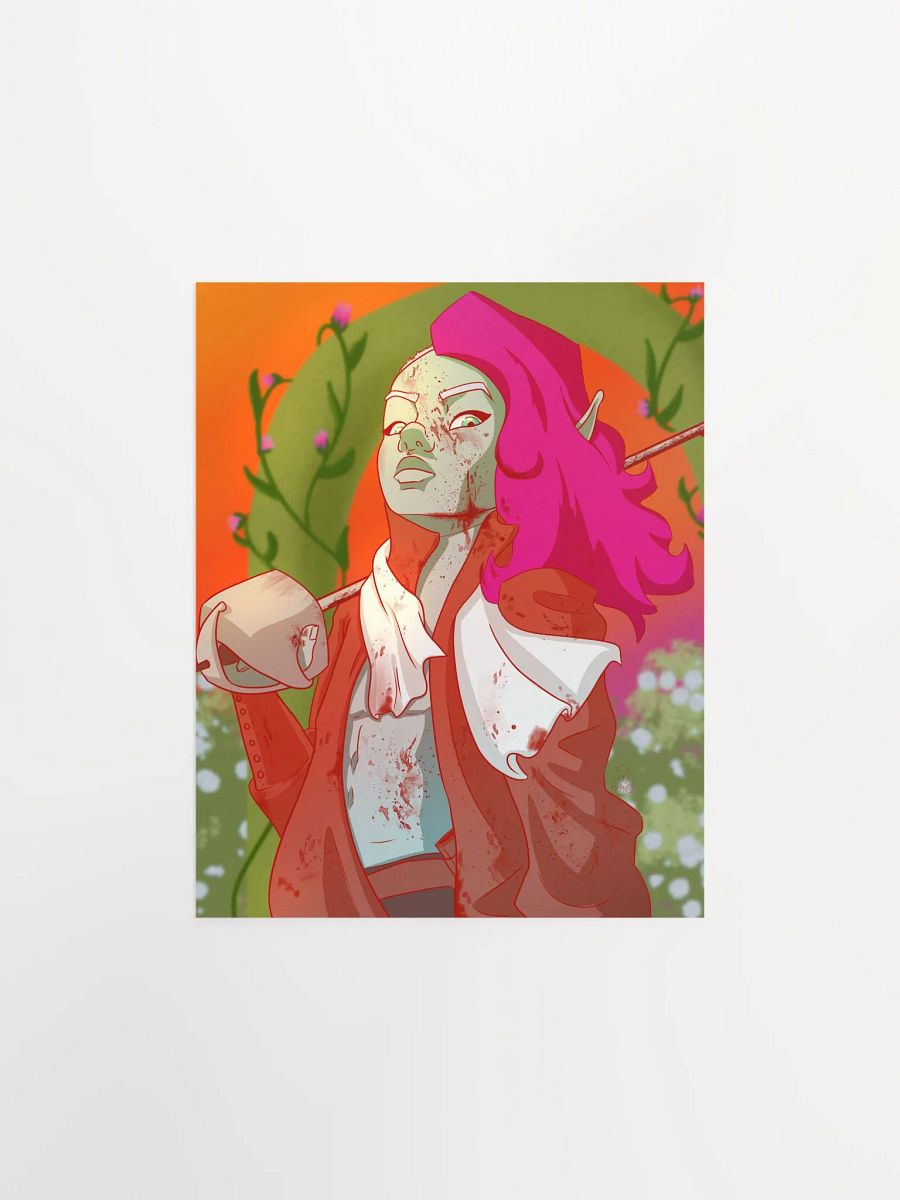 Blood Amongst Flowers Print product image (1)