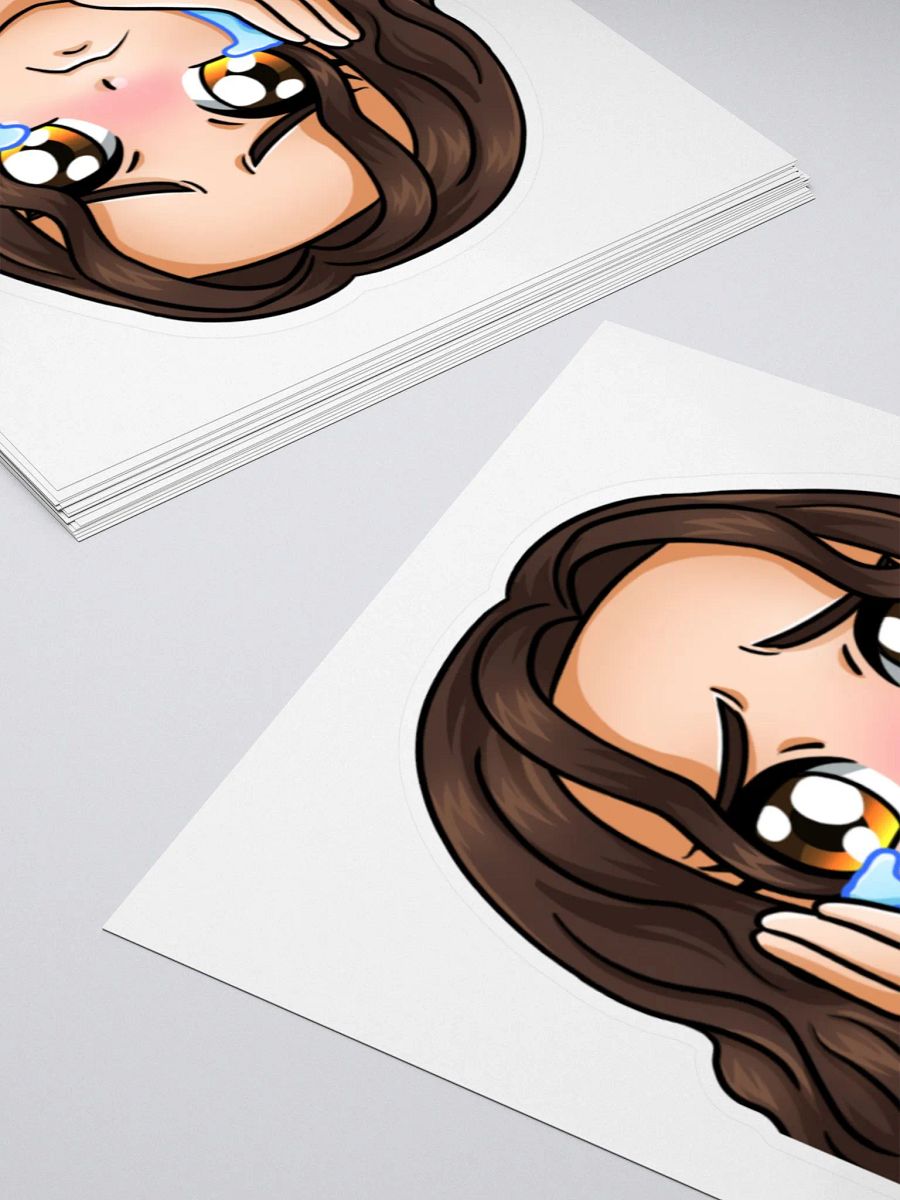 Chloe Cry Emote Sticker product image (4)