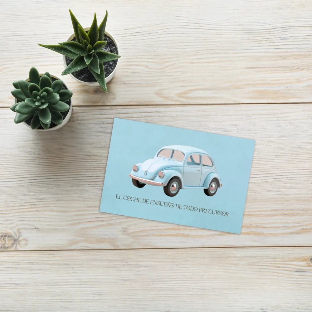 'Every Pioneer's Dream Car' Spanish Greeting Card product image (9)