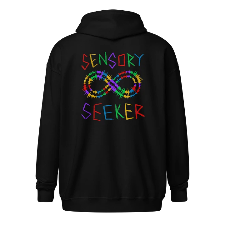 Rainbow Sensory Seeker Infinity Hoodie (Zip) product image (1)